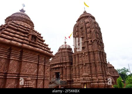 Beautiful Jagannath Temple of Dibrugarh. A Hindu Religious temple Stock Photo