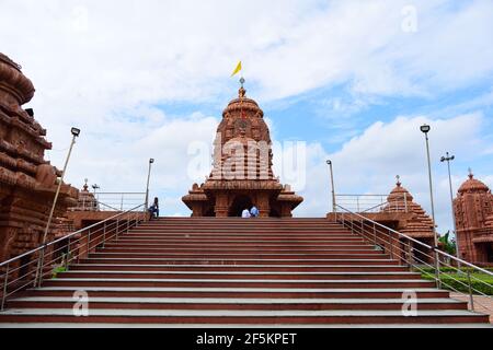 Beautiful Jagannath Temple of Dibrugarh. A Hindu Religious temple Stock Photo