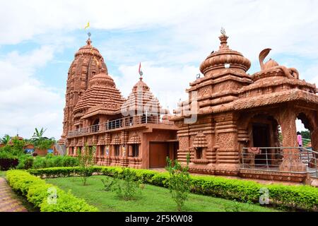 Beautiful Jagannath Temple of Dibrugarh. A Hindu Religious temple Stock Photo