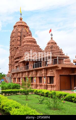 Beautiful Jagannath Temple of Dibrugarh. A Hindu Religious temple Stock Photo