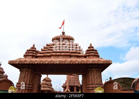 Beautiful Jagannath Temple of Dibrugarh. A Hindu Religious temple Stock Photo