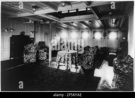 Reception room on the presidential yacht, Mayflower Stock Photo