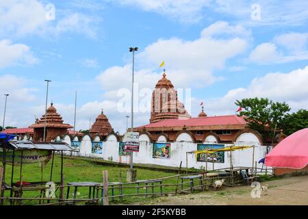 Beautiful Jagannath Temple of Dibrugarh. A Hindu Religious temple Stock Photo