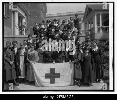 Red Cross group, Govt. Hotels Stock Photo