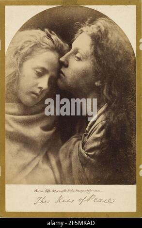 The Kiss of Peace. Julia Margaret Cameron (British, born India, 1815 - 1879) Stock Photo