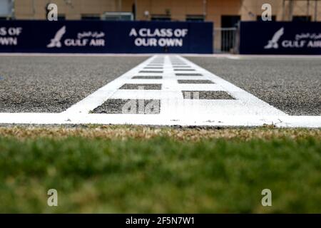 Track illustration atmosphere, during Formula 1 Gulf Air Bahrain Grand Prix 2021 from March 26 to 28, 2021 on the Bahrain International Circuit, in Sakhir, Bahrain - Photo DPPI Credit: DPPI Media/Alamy Live News Stock Photo