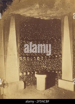 View in the Catacombs. Nadar Gaspard Félix Tournachon (French, 1820 - 1910) Stock Photo