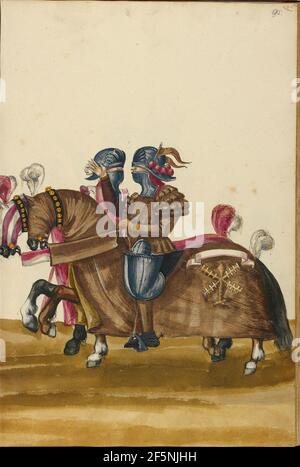 Two knights in armor is fighting at forest Stock Photo - Alamy