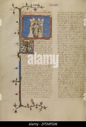 The Coronation of Solomon. Master of Jean de Mandeville (French, active 1350 - 1370)