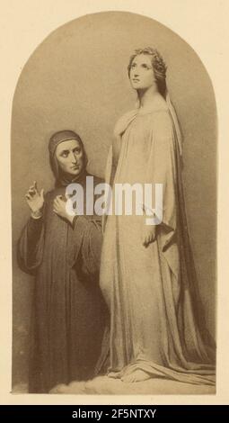 Ary Scheffer Dante and Beatrice Stock Photo Alamy