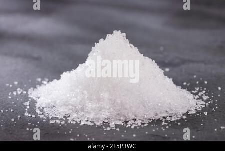 Magnesium chloride chemical component that comes mainly from sea water Stock Photo