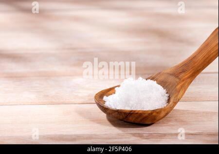 Magnesium chloride chemical component that comes mainly from sea water Stock Photo