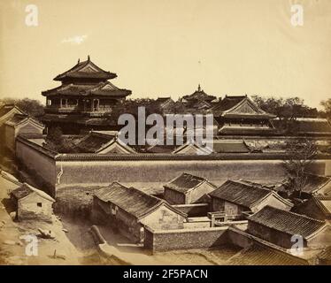 First view seen in Peking taken from Anting Gate. Felice Beato (English, born Italy, 1832 - 1909) Stock Photo