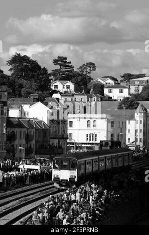 150927 west-bound at Dawlish. Stock Photo