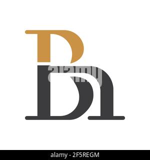 Initial bn letter logo vector template design. Creative abstract letter nb logo design. Linked letter nb logo design. Stock Vector