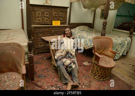 Souvenirs are offered at The Thing on Interstate 10 between Benson and Willcox, Arizona, USA. Stock Photo