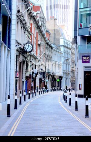 Throgmorton Street, City of London Stock Photo