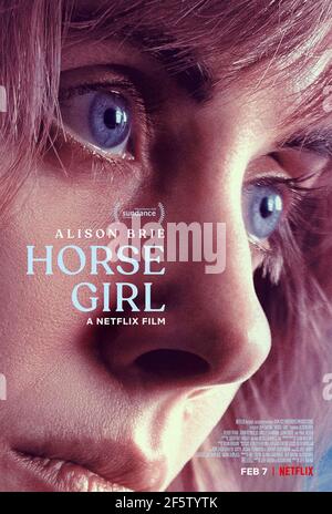 ALISON BRIE in HORSE GIRL (2020), directed by JEFF BAENA. Credit