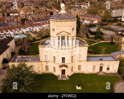 The Radcliffe Observatory in Green Templeton College, University of Oxford, UK Stock Photo