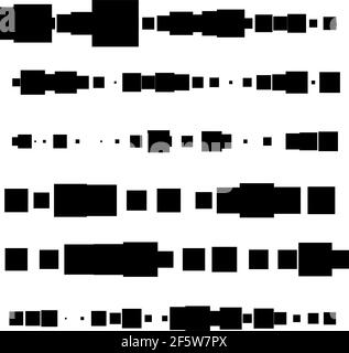 Pattern Random Blocks Random squares, blocks vector pattern — Stock vector illustration, Clip ...