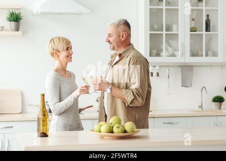 Celebrate anniversary, holiday, birthday and valentine's day at home during covid-19 quarantine Stock Photo