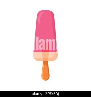 Ice cream icon, simple style, vector illustration on white background. Stock Vector