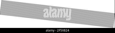 Horizontal dashed, segmented lines design shape element — Stock vector ...