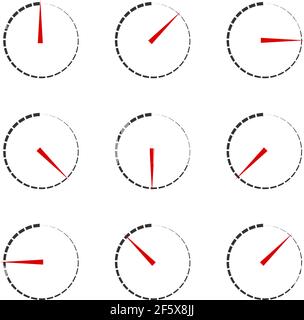 Dial, meter gauge vector illustration. Measurement, level, performance concept — Stock vector illustration, Clip art graphics Stock Vector