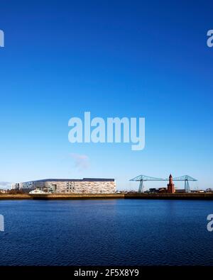 Middlesbrough College at Middlehaven Stock Photo