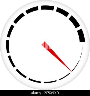 Dial, meter gauge vector illustration. Measurement, level, performance concept — Stock vector illustration, Clip art graphics Stock Vector