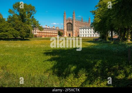Kings College Chapel from the Backs Cambridge England