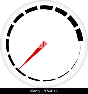 Dial, meter gauge vector illustration. Measurement, level, performance concept — Stock vector illustration, Clip art graphics Stock Vector