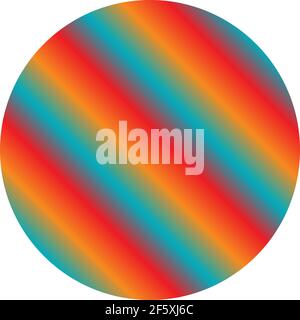 Abstract gradient circle. Gradation circle — Stock vector illustration, Graphics clip art Stock Vector