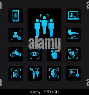 Security Icon Set Stock Vector