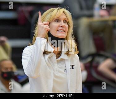 Memphis Vs Rice Memphis, TN, USA. 28th Mar, 2021. Rice forward, Lauren Schwartz (15 ...