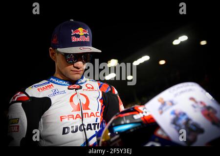 Doha, Qatar. 28th Mar, 2021. Races for MotoGP Barwa Grand Prix of Qatar at Losail International Circuit, Qatar. March 28, 2021 In picture: Carreras del Gran Premio de MotoGP Barwa de Qatar en el Circuito Internacional de Losail, Qatar. 28 de marzo de 2021 POOL/ MotoGP.com/Cordon Press Images will be for editorial use only. Mandatory credit: © MotoGP.com Credit: CORDON PRESS/Alamy Live News Stock Photo