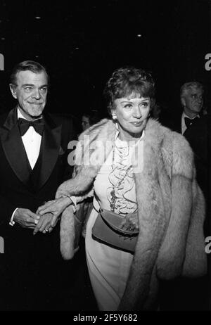 Brooks West and Eve Arden Circa 1980 Credit: Ralph Dominguez/MediaPunch Stock Photo