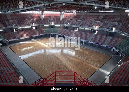 Mendoza, Argentina 07-24-2018. Covered Stadium, Arena Aconcagua, Olympic Village of Mendoza City. Photo: Axel Lloret - ARGRA 2250 Stock Photo