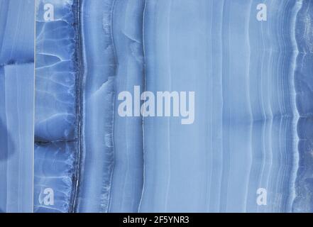 Stone texture in blue with white streaks in the form of the seabed Stock Photo