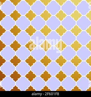 Arabesque Star Pattern with Grunge Purple Background, Vector clipart Stock Vector
