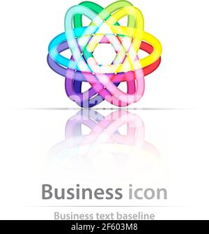 Originally created business icon for creative design tasks Stock Vector