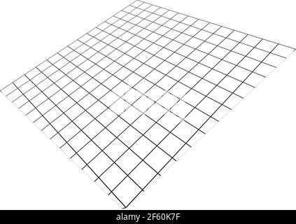 3d angled squared, checkered planes in perspective — Stock vector illustration, Clip art graphics Stock Vector