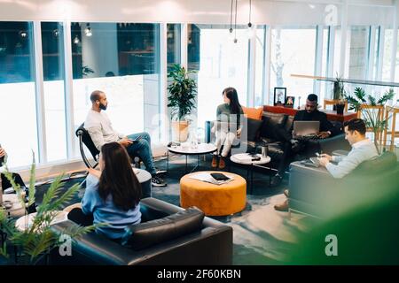Business people working in office Stock Photo