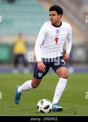 England's CJ Egan-Riley during the UEFA Under 21 Championship Final at ...