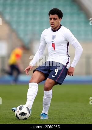 England's CJ Egan-Riley during the UEFA Under 21 Championship Final at ...