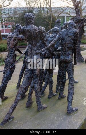 National Slavery Monument in Oosterpark,Amsterdam Stock Photo