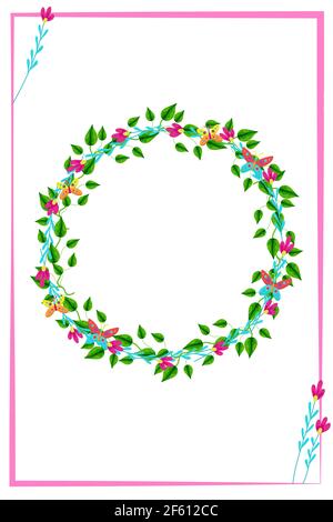 Spring Day, All Women's Day, March 8, vector card in cartoon style, hand draw. Stock Vector