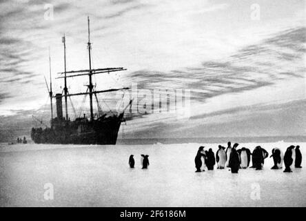 Australasian Antarctic Expedition, SY Aurora Stock Photo