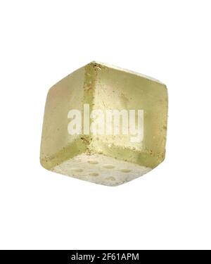 Glass Die, Roman Empire Stock Photo