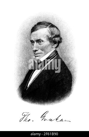 Thomas Graham, Scottish Chemist Stock Photo